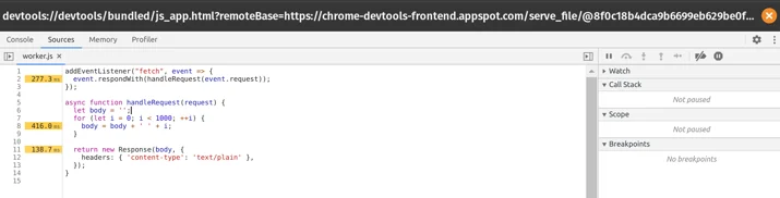 Click on one of your functions to view the source code