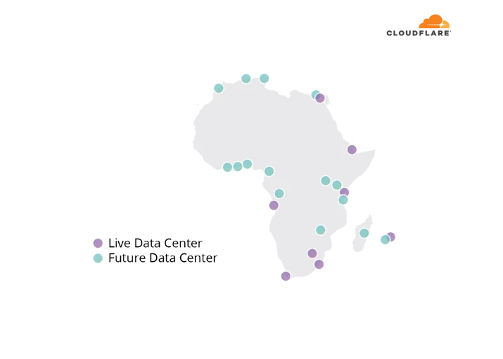 Future Cloudflare Datacenters in Africa