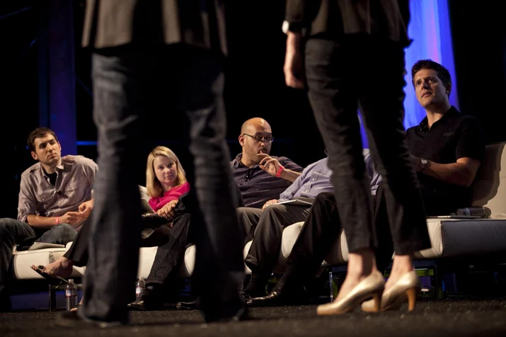 Launching Cloudflare at Techcrunch Disrupt in September 2010 to a panel of esteemed judges